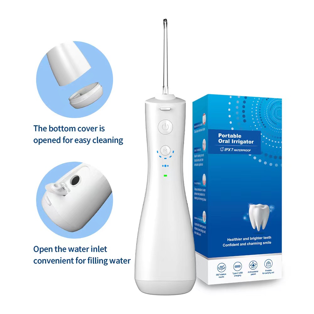 Máy Tăm Nước Mini Xiaomi Enpuly ML8 Mới Với Bình Chứa Nước Dung Tích Lớn 250ml Chống Thấm Nước Dùng Vệ Sinh Răng Miệng