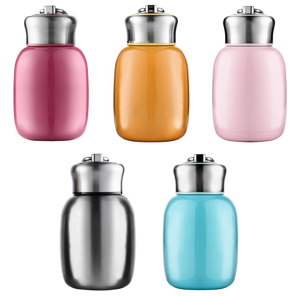280ml Vacuum Water Bottle Stainless Steel Thermal Cup for Kids Silver