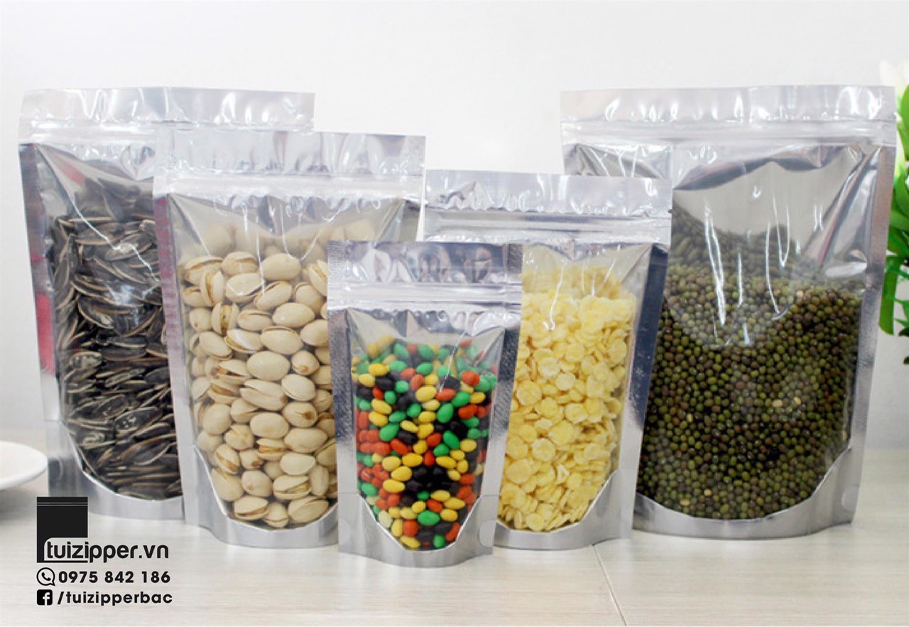 TÚI ZIP BẠC