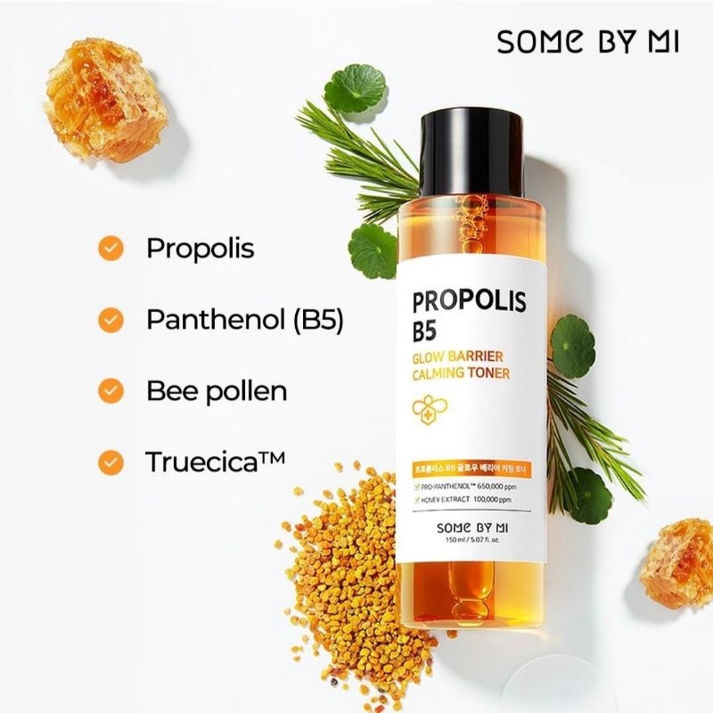 Some By Mi nước hoa hồng Propolis B5 Glow Barrier Calming Toner 150ml