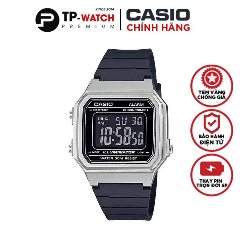 Đồng Hồ Nam Dây Nhựa Casio W-217HM-7BVDF Pin 7 năm | W-217HM-7B
