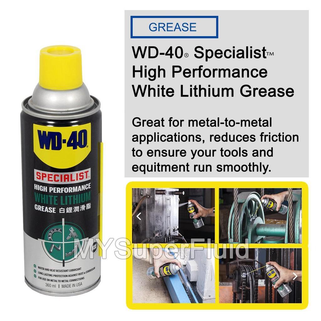 Dầu nhớt bôi trơn tác dụng cao WD-40 Specialis High Performance White Lithium Grease (360ml)