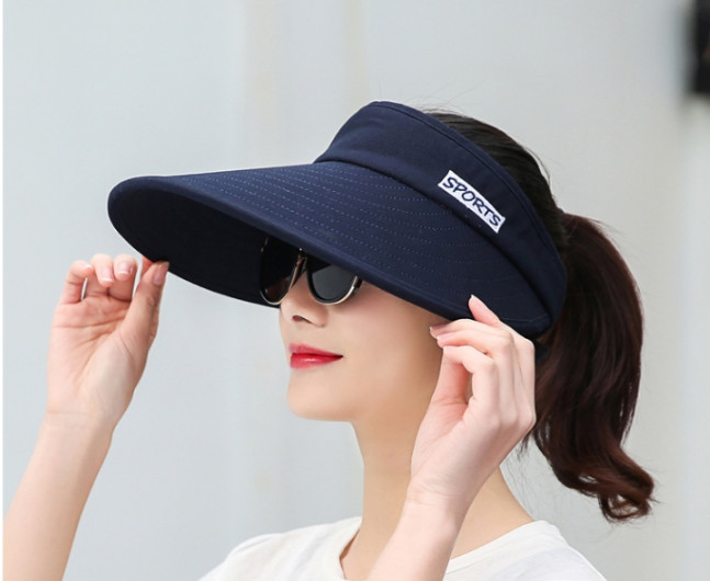 Nón chống nắng nửa đầu thời trang, mũ rộng vành chống nắng nữ cao cấp