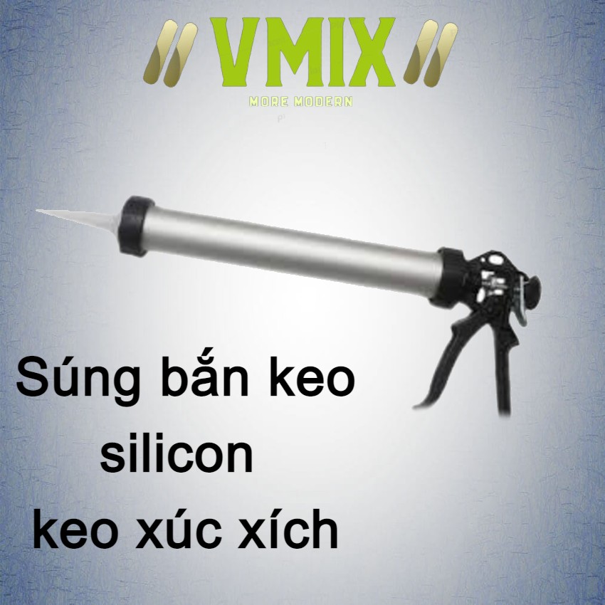 S úng bắn keo xúc xích, silicon dễ sử dụng gọn nhẹ dễ thi công mọi ngóc ngách