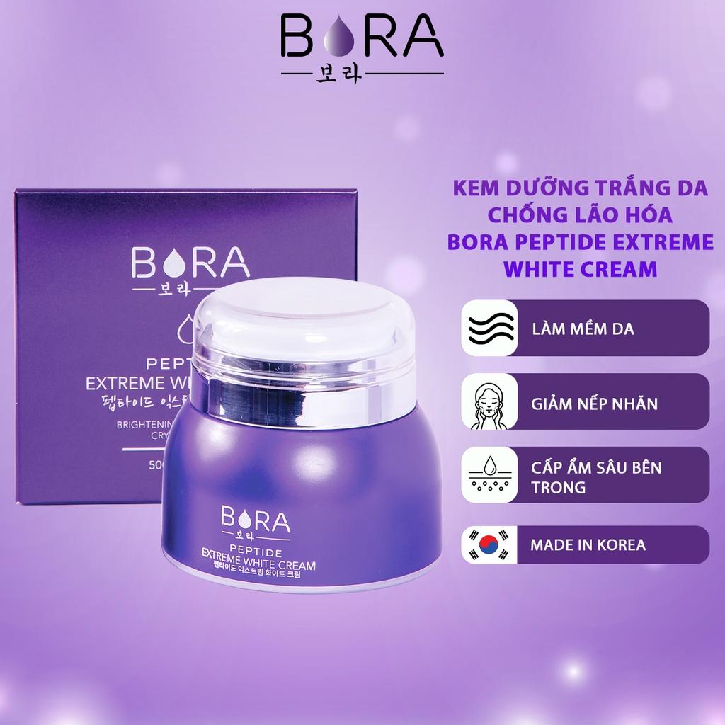 Kem dưỡng da chống lão hóa Bora Peptite Extreme White Cream 50gr