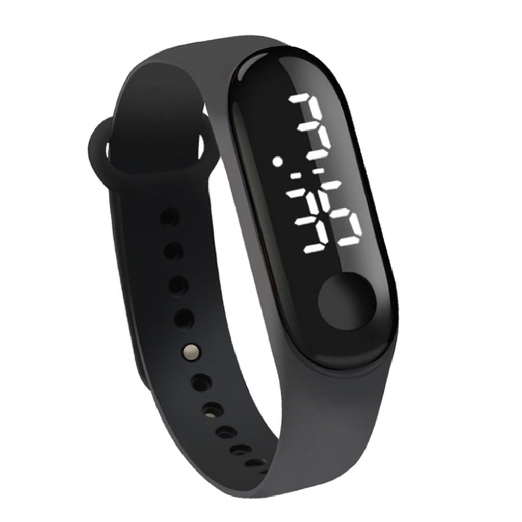 Đồng Hồ Thông Minh Có Đèn LED Với Dây Đeo Silicone