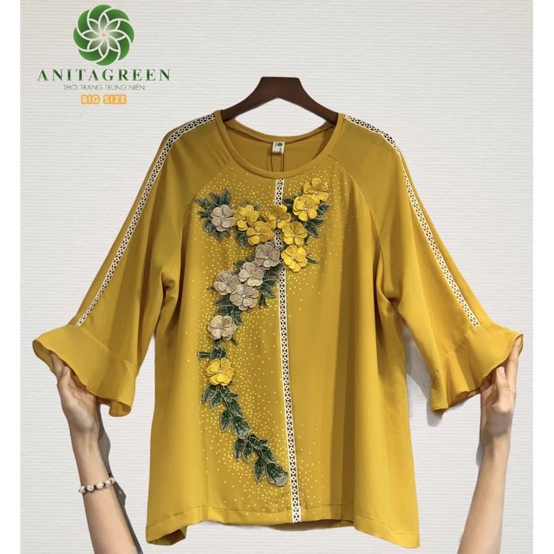 Áo hoa thêu cao cấp ảnh thật BT25-1120