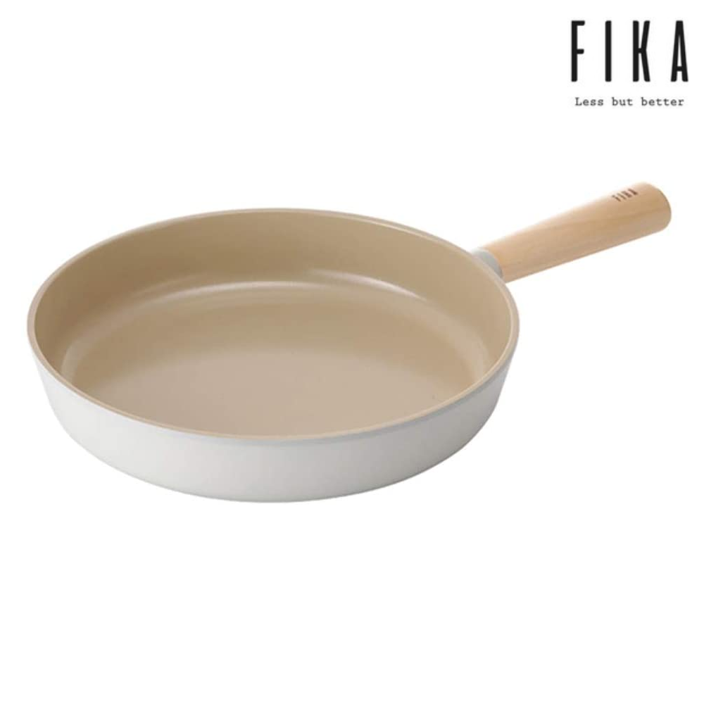 Chảo chiên, cạn chống dính, bếp từ Fika Neoflam 28cm, thành cao 5,5cm, dài 44.5cm , trọng lượng 965g. Made in Korea