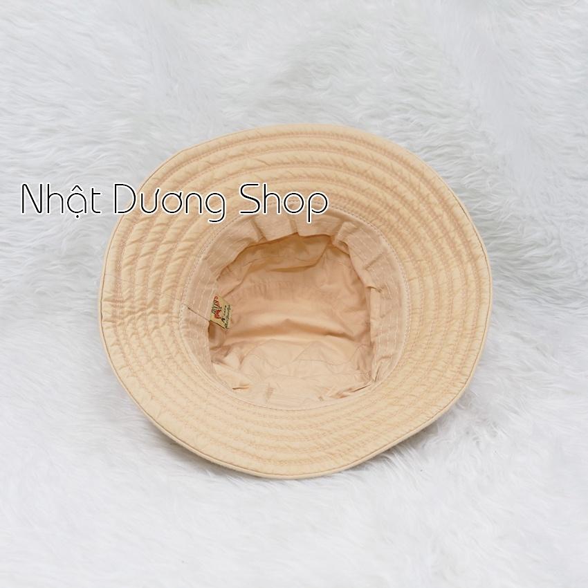 Nón Bo nữ vành rộng 7cm, hoa 8 cánh, nhị to - chất liệu vải cotton đẹp thích hợp cho chị em phụ nữ