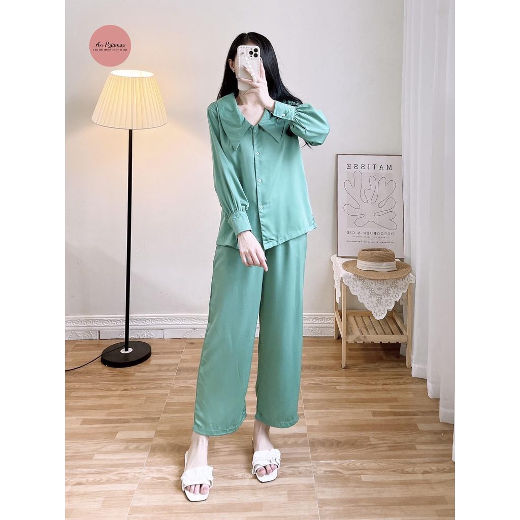 Bộ Pijama LINDA PYS chất lụa ngọc trai cao cấp WPYS003