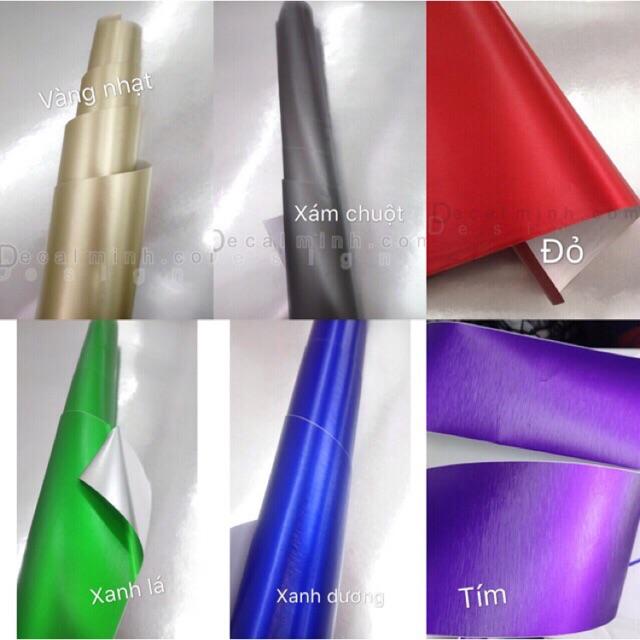 Decal nhôm xước dán xe cao cấp