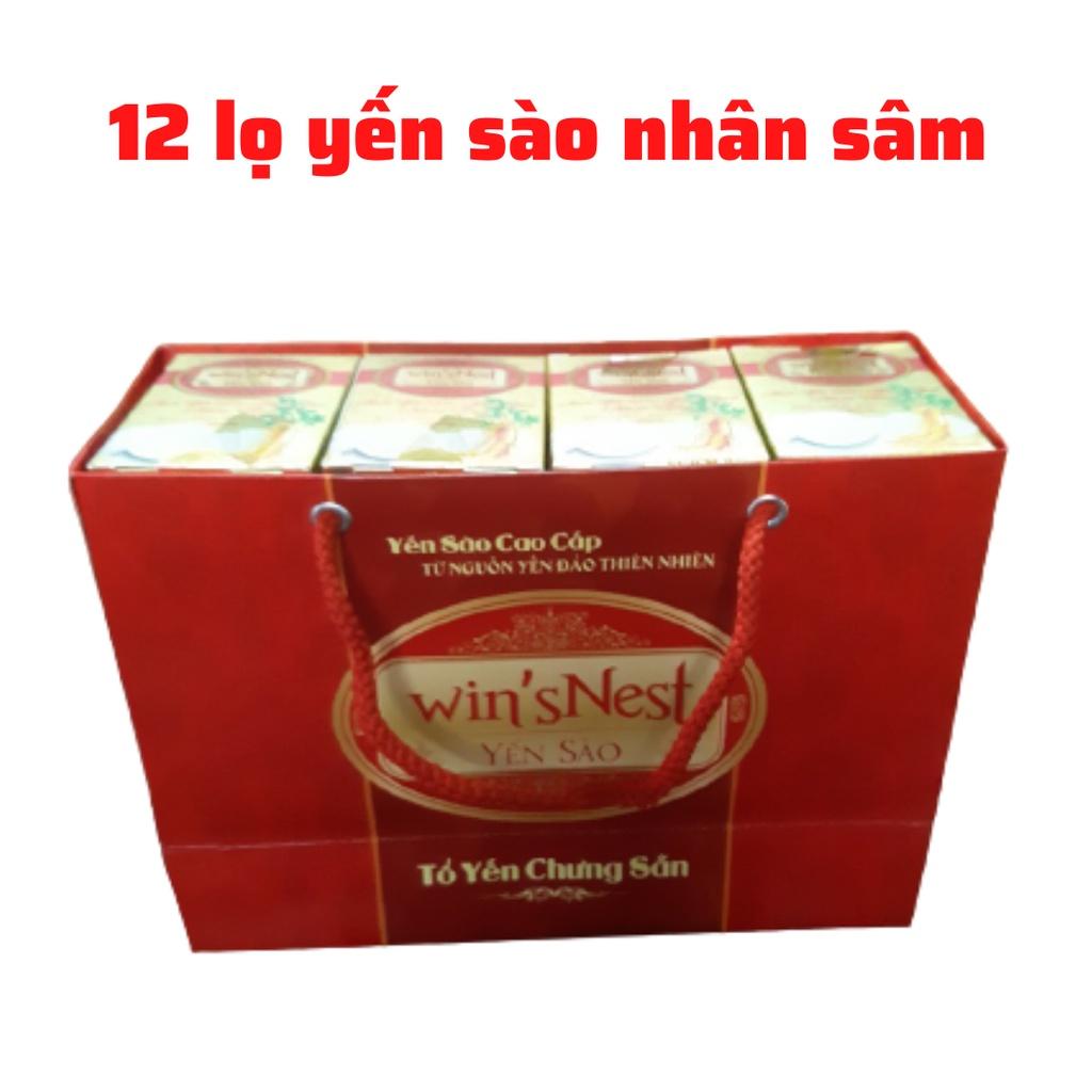 Combo 12 lọ Yến Sào win'sNest Nhân Sâm (70 ml)