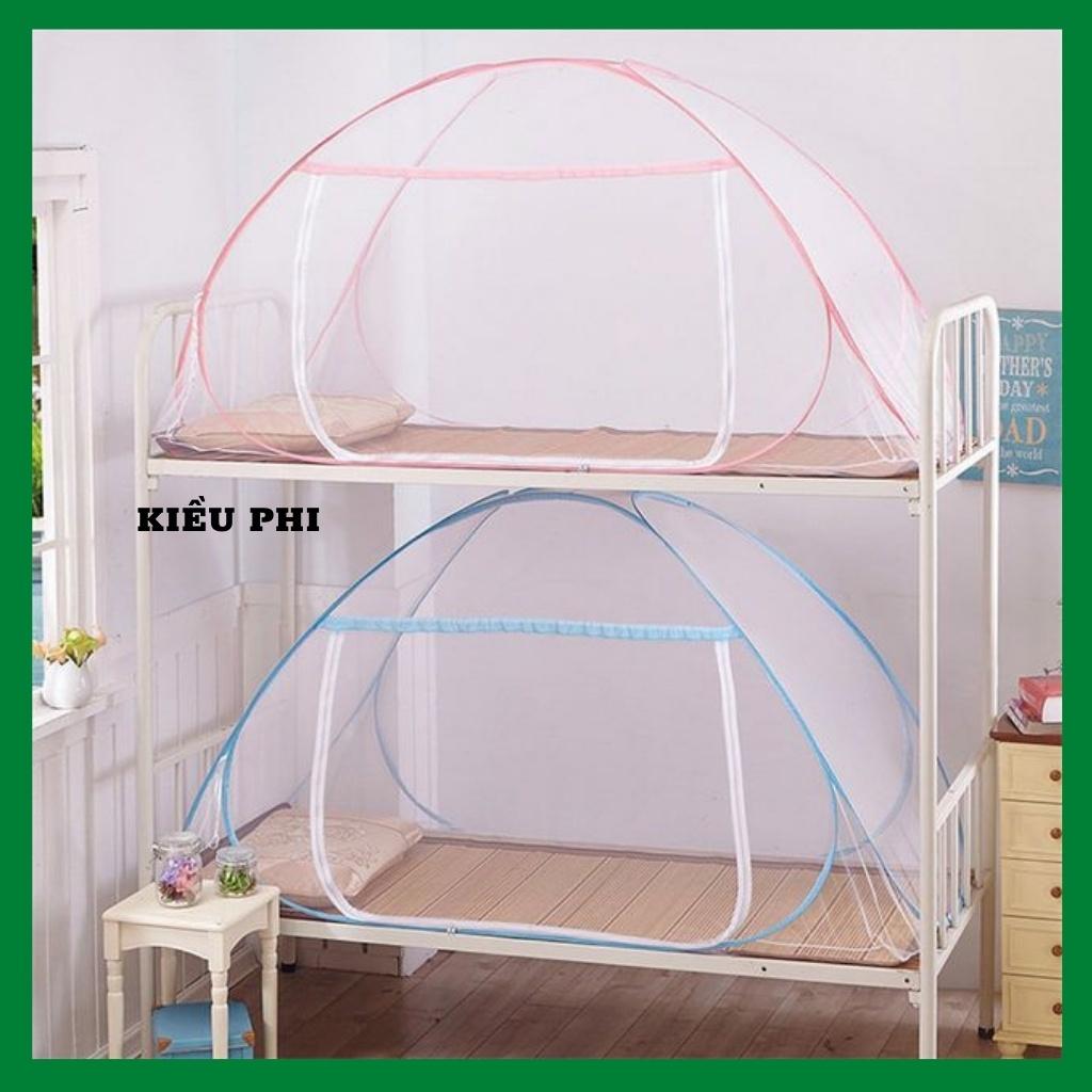 Màn chụp tự bung đỉnh chóp cao cấp, mùng chụp tự bung người lớn gấp gọn tiện dụng cao 1m55 thông minh