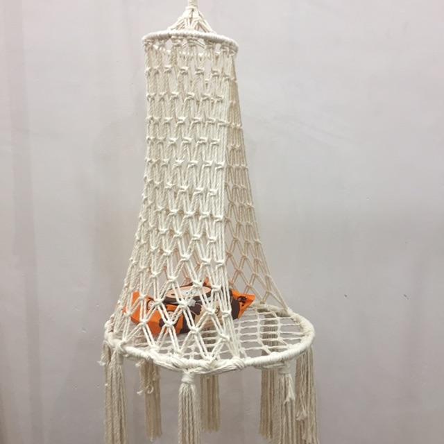 Ghế đu cho Mèo cưng - ghế đu cho Mèo chất liệu Macrame - sợi đan thủ công