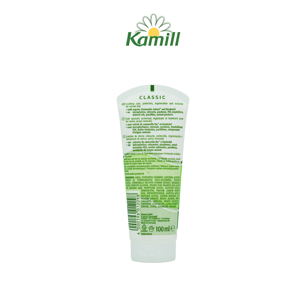 Combo 3 tuýp Kem dưỡng da tay và móng tay Kamill Hand &amp; Nail Cream Classic 100ml