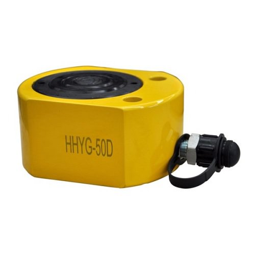 Kích thủy lực 1 chiều lùn tầng 50 tấn hành trình 66mm HHYG-50D