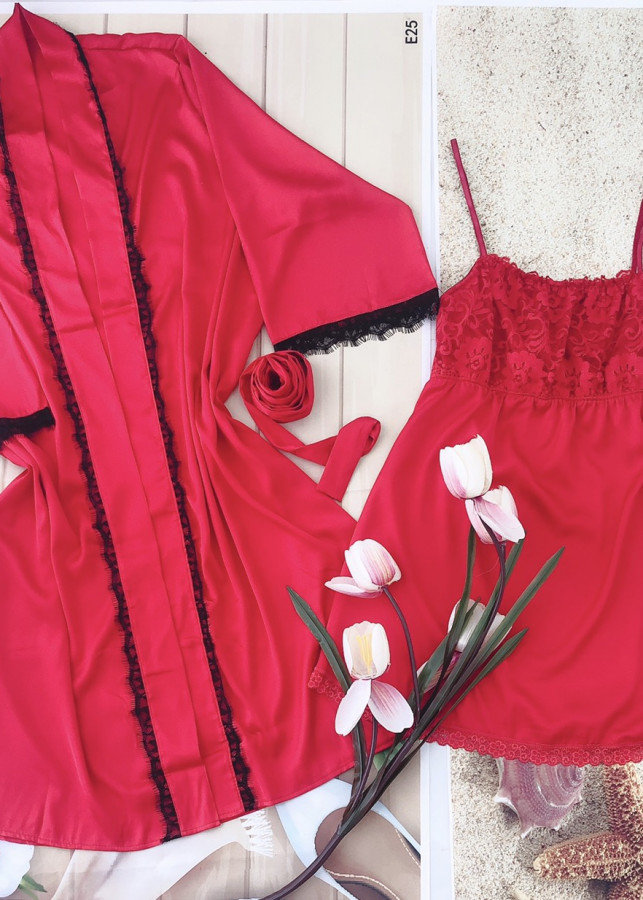 COMBO áo choàng + Váy ngủ xinh xắn