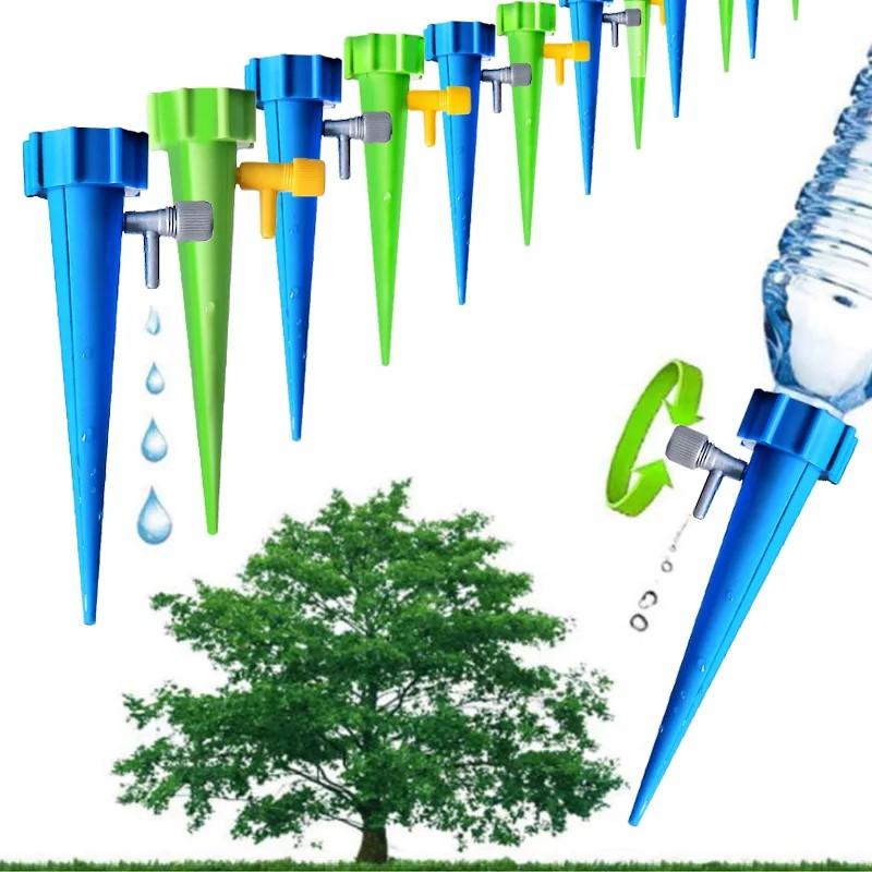 Bộ 10 đầu tưới nắp chai nhỏ giọt tự động thông minh có điều chỉnh
