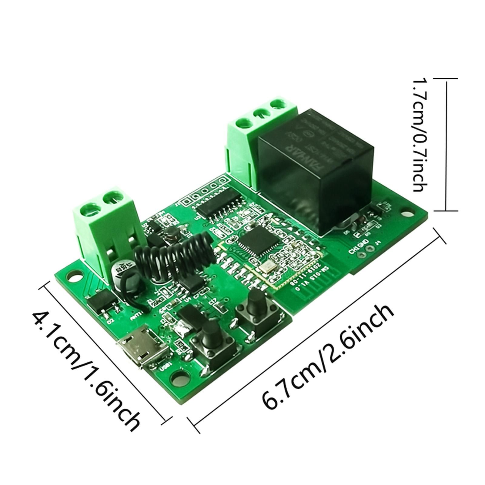 Tuya and eWeLink ZigBee WiFi Switch Wireless Relay Module Smart Home Automation Modules Phone APP Remote Control Timer Switch Compatible with Alexa Google Home Voice Control for Access Control System