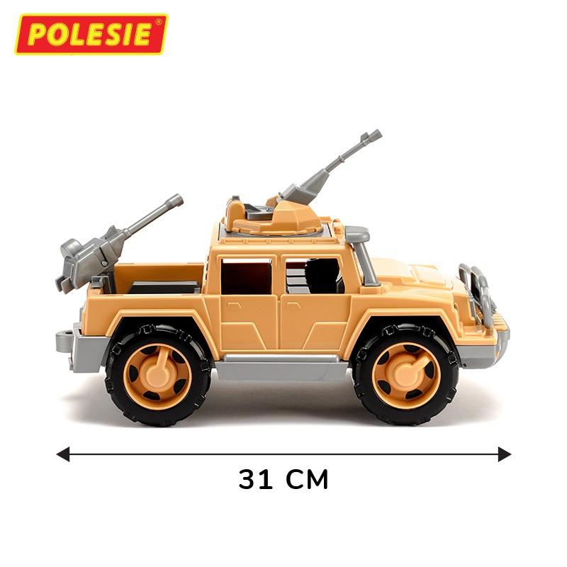 Đồ chơi bé trai Polesie xe jeep hộ tống trang bị bệ phóng PLS-63397