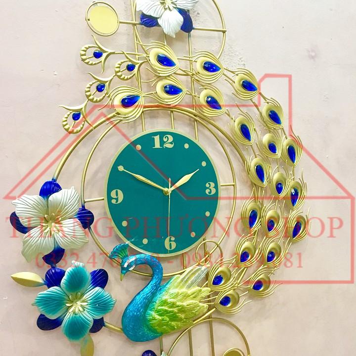 Đồng Hồ Treo Tường, Đồng Hồ Trang Trí  Bản Nhạc Khổng Tước TP-045