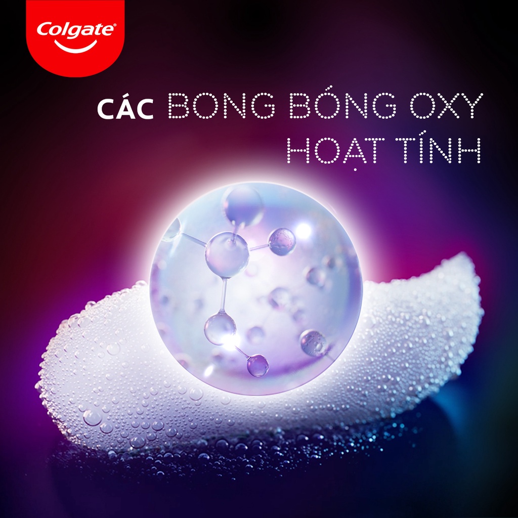 Bộ 4 Kem Đánh Răng Colgate Optic White O2 làm trắng răng đột phá trong 3 ngày với Oxy Hoạt Tính 20g/ tuýp