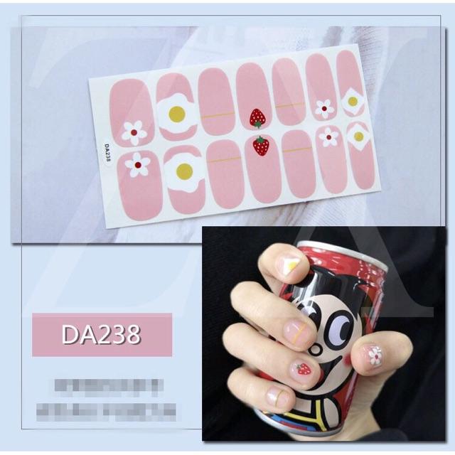 Set dán móng tay Nails dán nghệ thuật nhiều màu - có ngay bộ móng đẹp trong 5 phút (Nail wraps / Nail stickers) CAM03