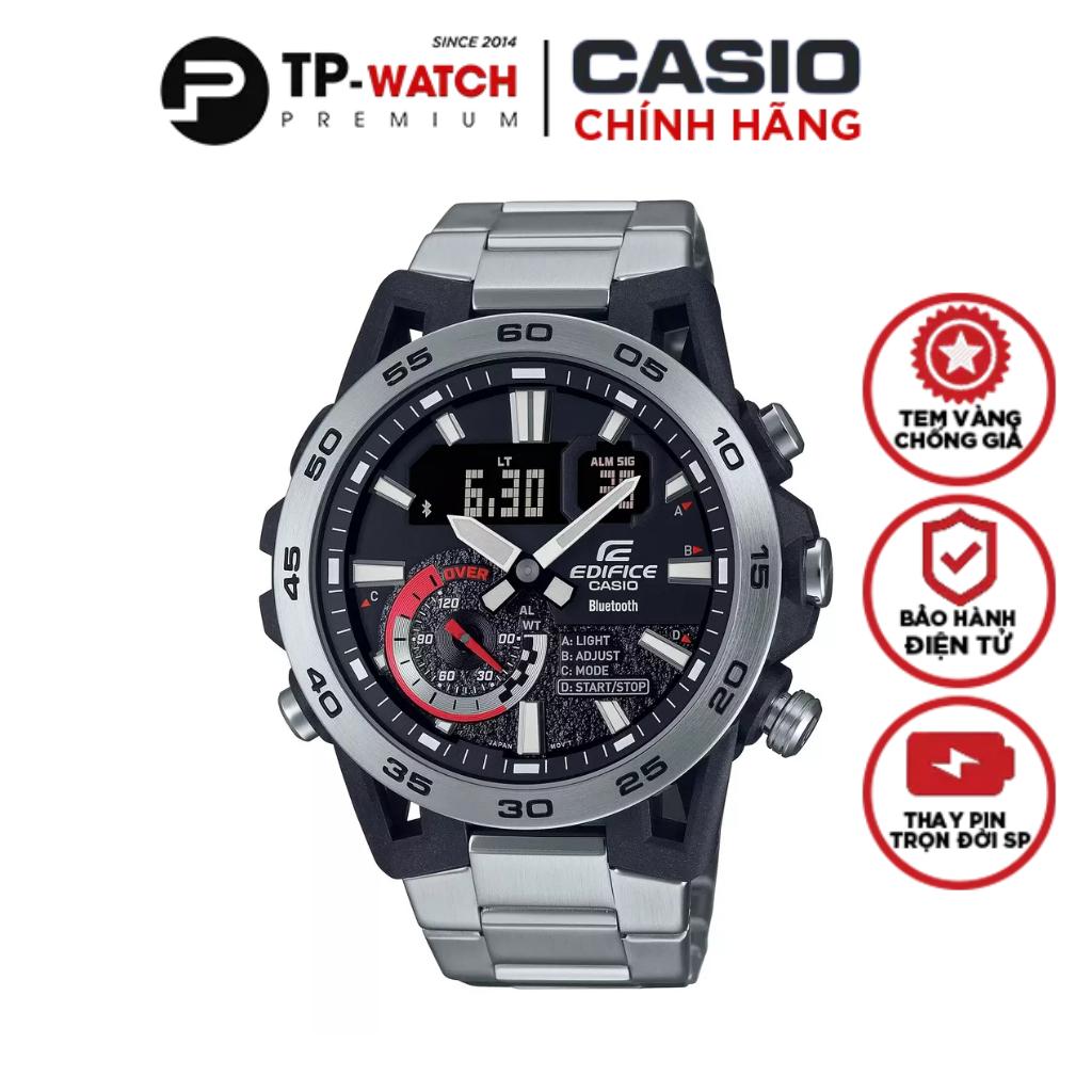 Đồng Hồ Nam Dây Thép Casio Edifice ECB-40D-1A Bluetooth | ECB-40D-1ADF Chính Hãng