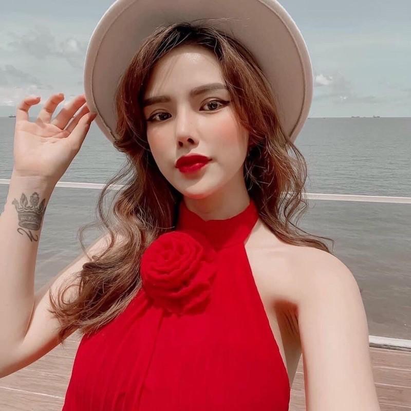 đầm maxi dập ly yếm
