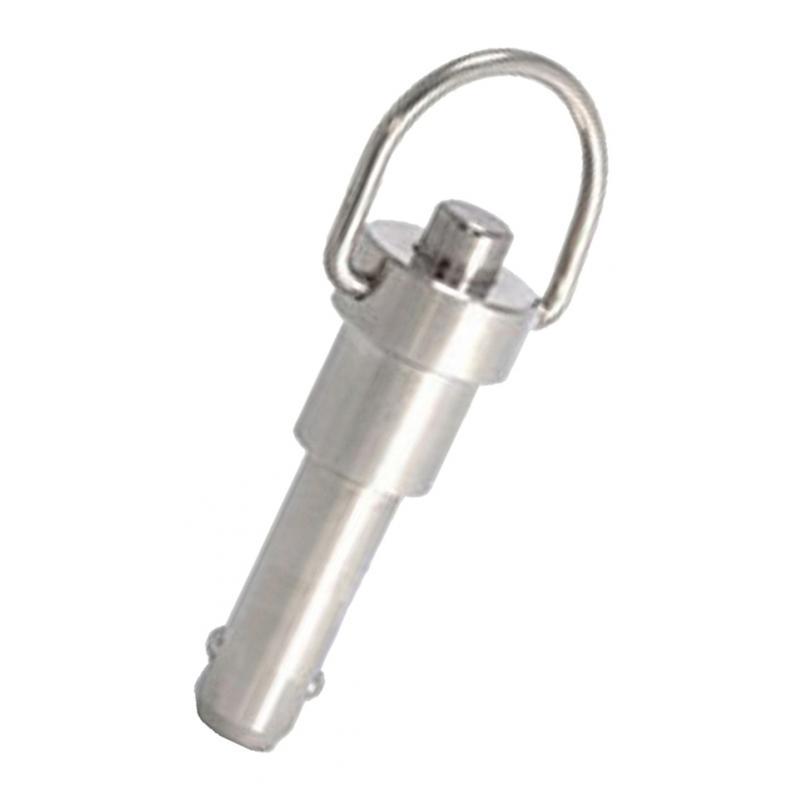 3 Pcs Premium Quick Release Pins Push Button Pins Ring Handle Pins, 6mm 15mm, Solid