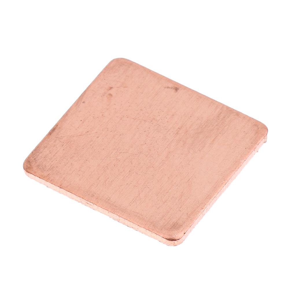 10 Pieces IC Chipset Cooler Thermal Heatsink Copper Pad Shim Size 15 x 15 mm for Raspberry Pi