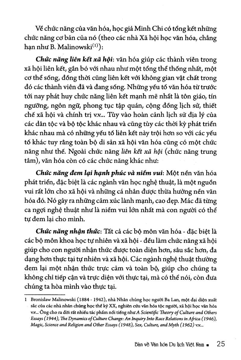 Bàn Về Văn hóa Du Lịch Việt Nam