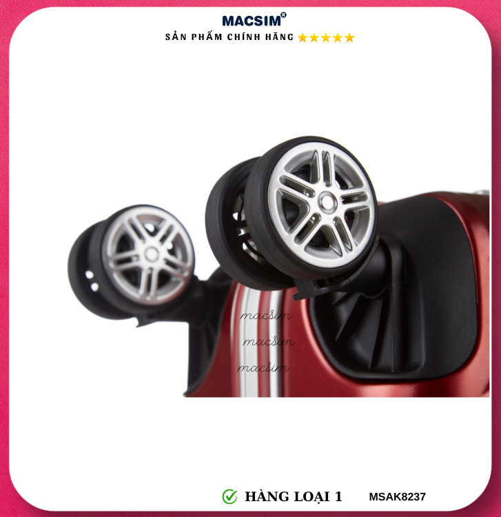 Vali cao cấp Macsim Aksen hàng loại 1 MSAK8237 cỡ 20inch