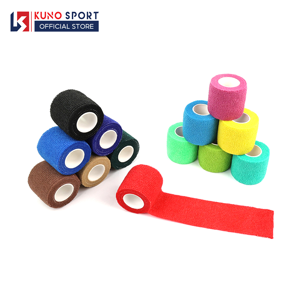 Băng Keo Thể Thao Tự Dính, Băng Keo Quấn Cổ Chân, Băng keo Quấn Cổ Tay KUNOSPORT Cho Các Bộ Môn Thể Thao