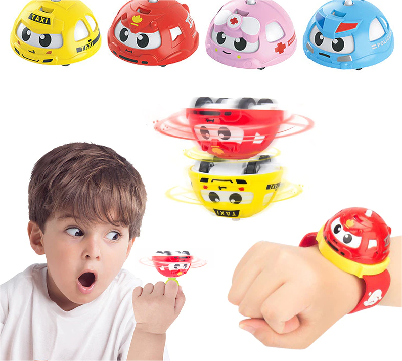 4PCS Mini Rotary Gyroscope với quán tính cho trẻ em, đồ chơi giáo dục, vui vẻ, cho người đóng thế, xe xếp chồng, quà tặng