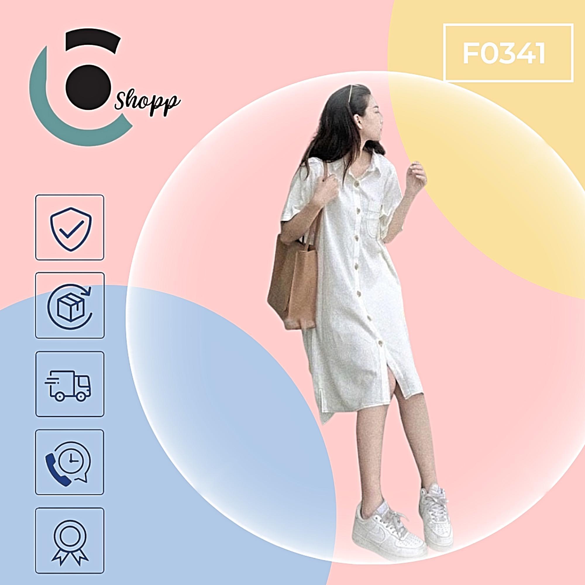 Váy sơ mi lệch  cao cấp