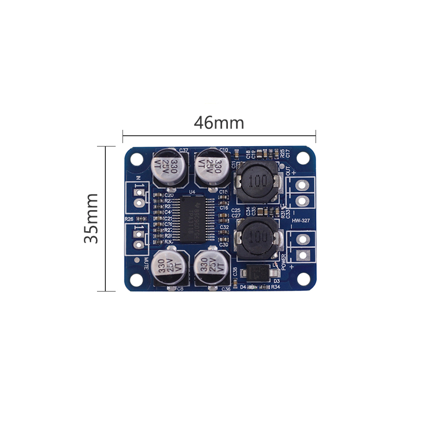 Module Khuếch Đại Công Suất Loa TPA3118 Class D 60W 8-24VDC