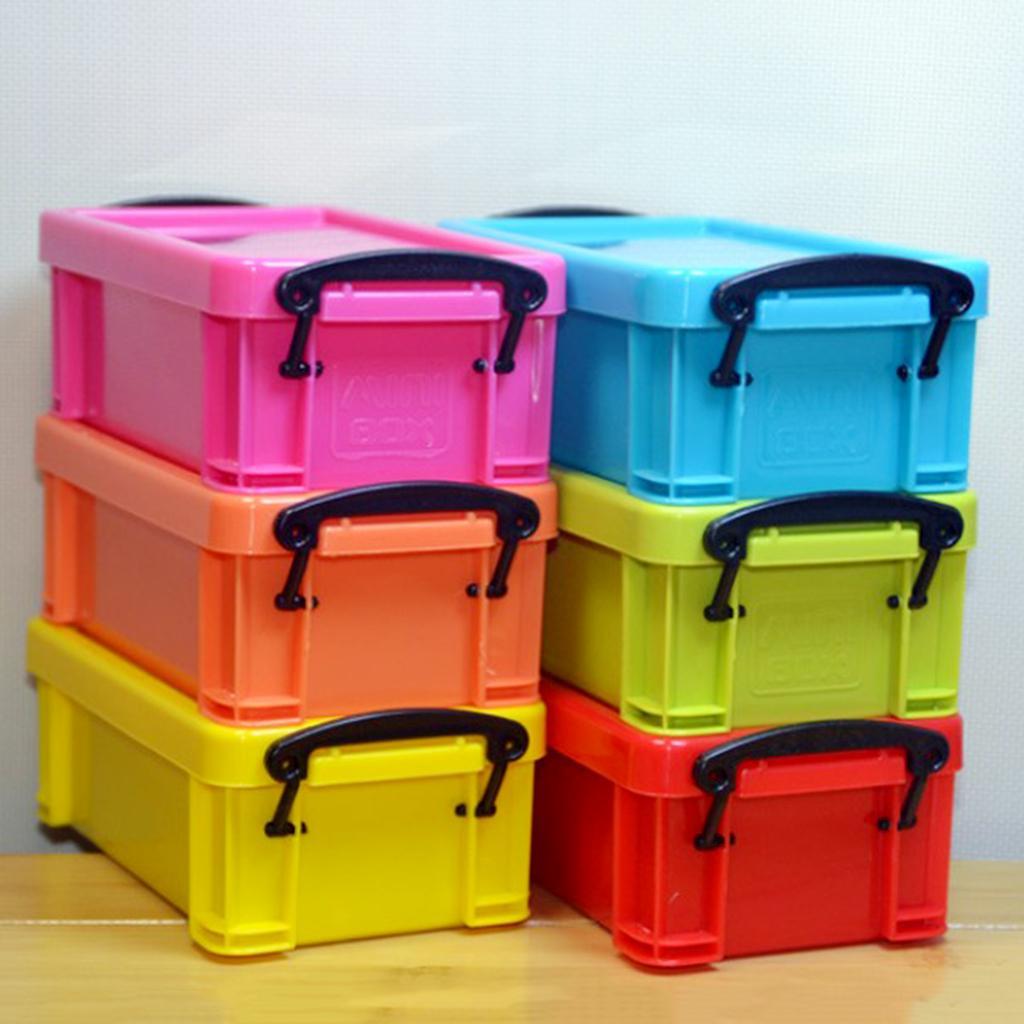 2x Latch Storage Box Stack Box Sundries Candies Organizer Food Container