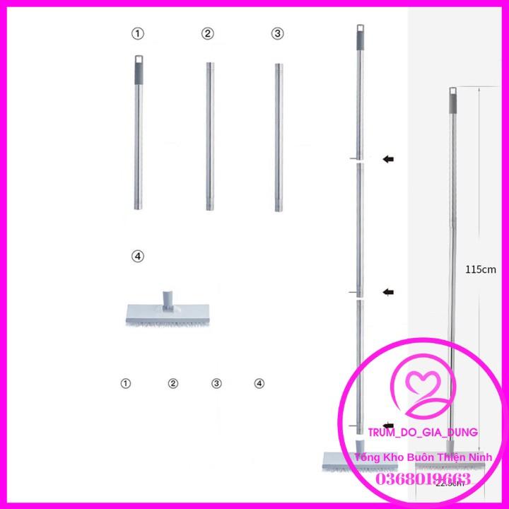 Chổi lau sàn gạt nước quét gạch 2 đầu tiện lợi dễ điều chỉnh chiều dài