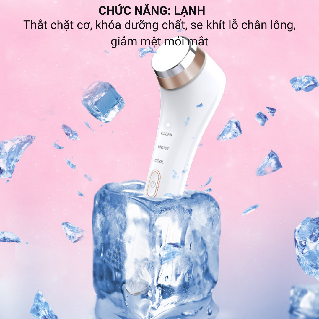 Máy Massage Mắt Nóng Lạnh ION C816 Cầm Tay Mini, Mát Xa Giảm Thâm Quầng Mắt, Bọng Mắt, Nếp Nhăn, Đẩy Sâu Dưỡng Chất