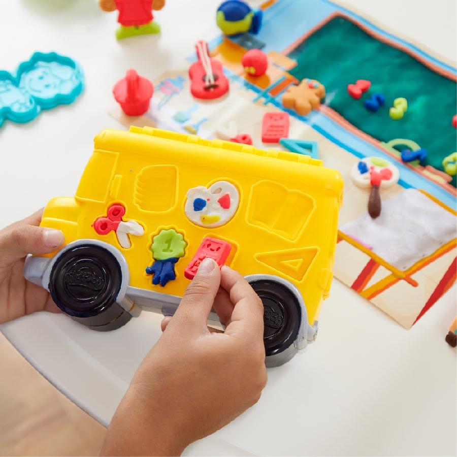 Bộ Đồ Chơi Bột Nặn Xe Buýt Vui Học - Playdoh F9140 (23 Chi Tiết)