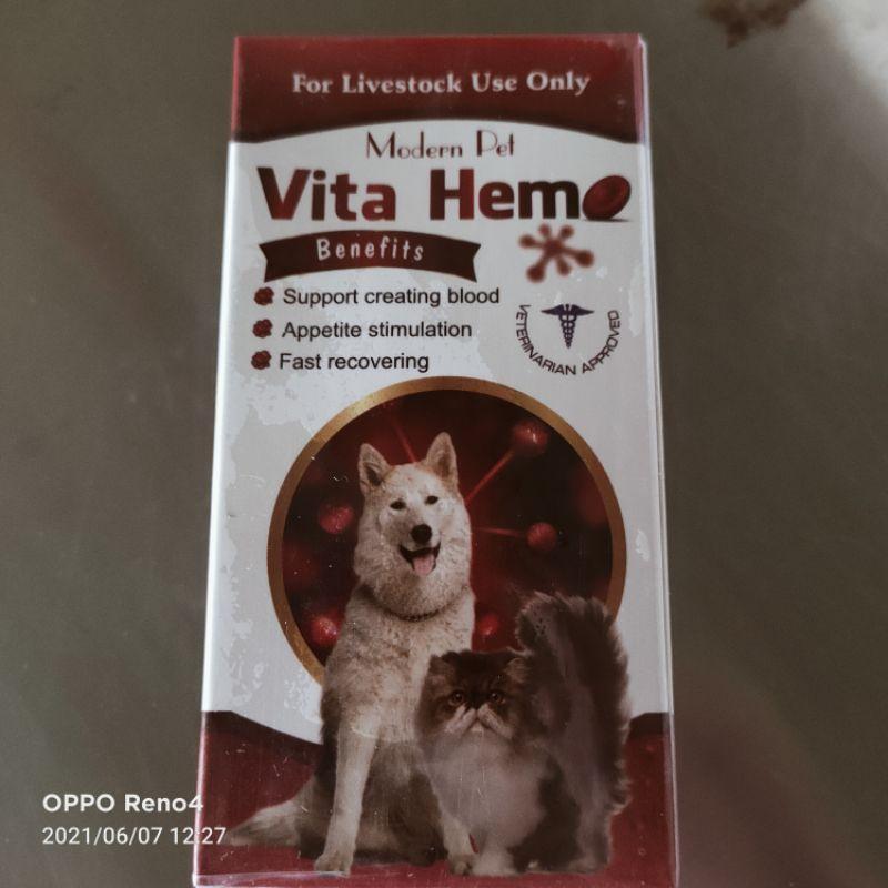 bổ máu vitahemoem cho chó mèo