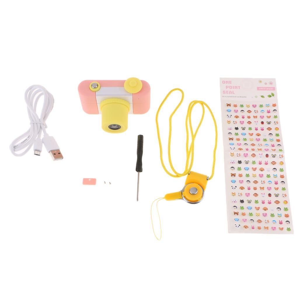 Pink-Mini 1.5 inch Kids Children Digital Camera HD Automatic Video Recorder