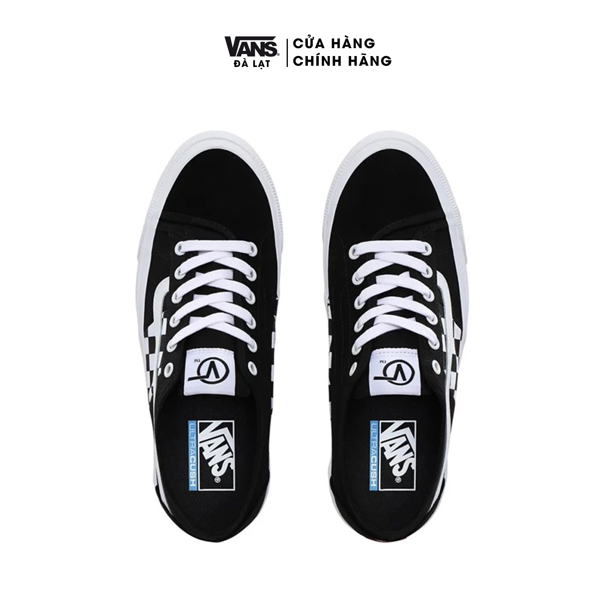 Giày Vans Sneaker Unisex màu đen phối họa tiết Caro - Vans Check Bess NI Shoes - VN0A4BTHT7Z