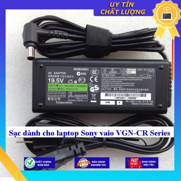 Hình ảnh Sạc dùng cho laptop Sony vaio VGN-CR Series - Hàng Nhập Khẩu New Seal