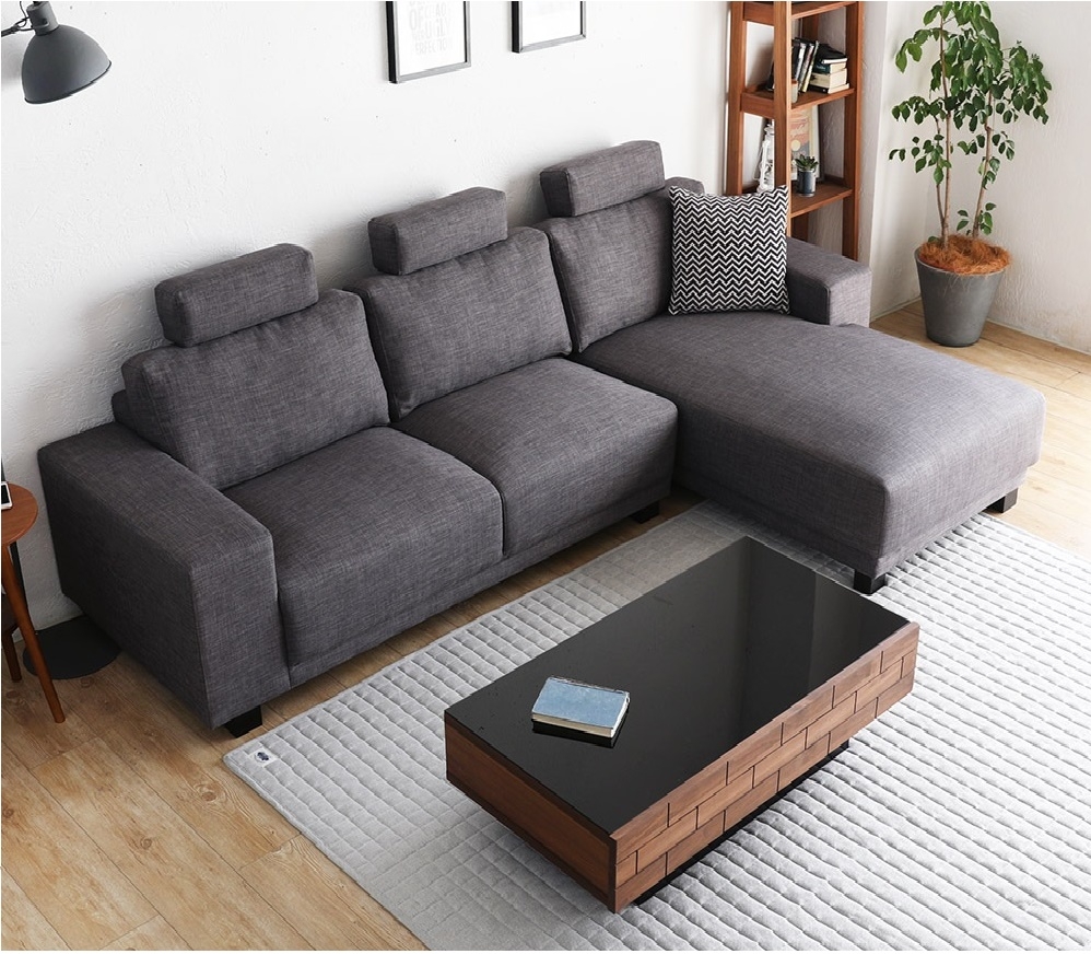 Sofa bed góc L Juno sofa màu xám