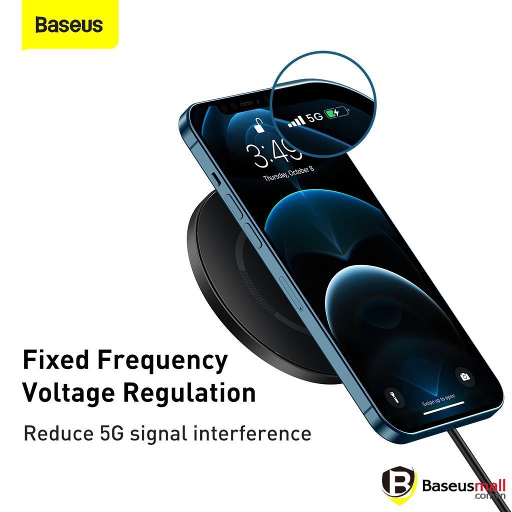 Baseus -BaseusMall VN Đế sạc nhanh không dây 15W Baseus Simple Wireless Charger (Hàng chính hãng