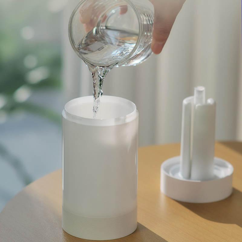 Máy Phun Sương Tạo Độ Ẩm 300ML Siêu Âm Thanh USB Tinh Máy Khuếch Tán Tinh Dầu Màu Sắc Lãng Mạn Đèn Ngủ Phun Sương Tạo Humidificador Di Động