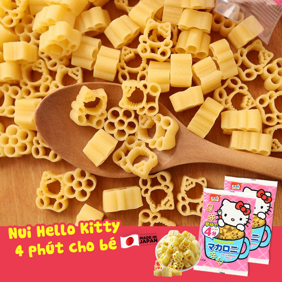 Combo 2 gói Mì ống Hello Kitty Nippn 150g