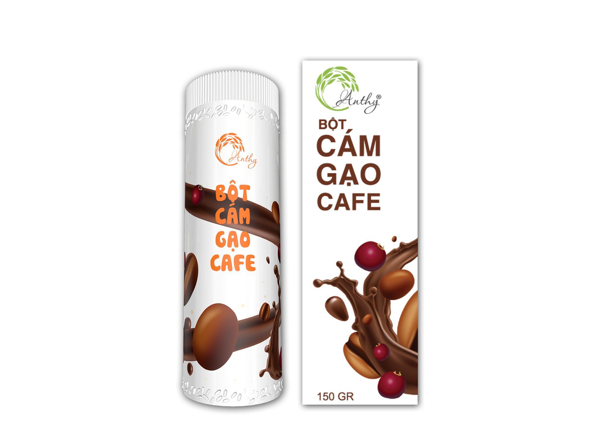 Bột Cám Gạo Cafe 150g + Bột Cám Gạo Cafe Mini 30g - AnThy Organic